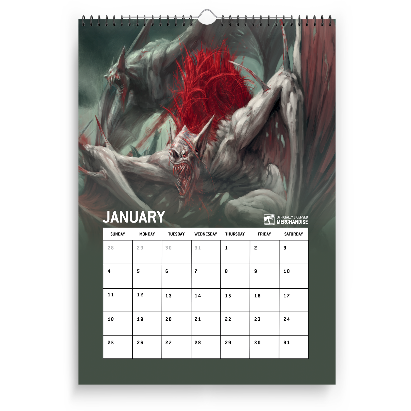 Warhammer Age of Sigmar Grand Alliance Death 2026 Calendar Preorder