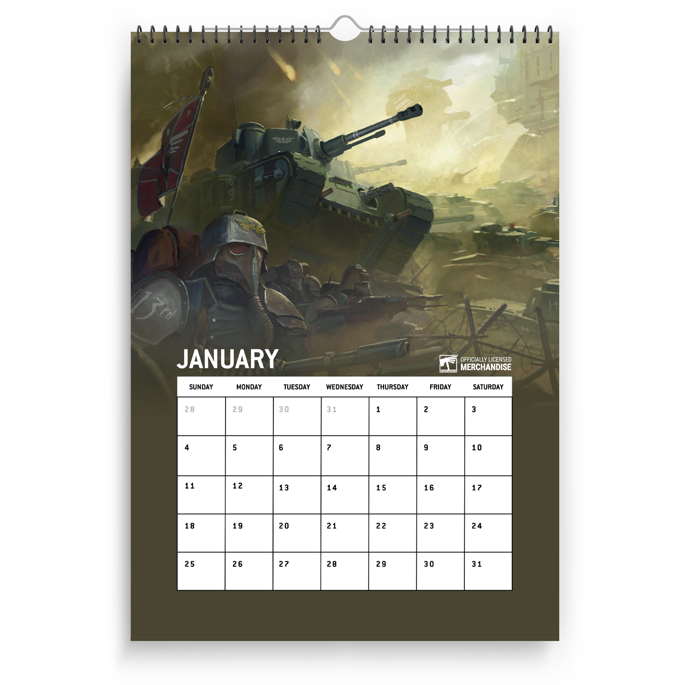 Warhammer 40,000: Astra Militarum Calendar Preorder