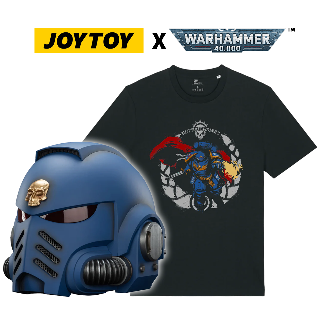 JoyToy Warhammer 40,000: Ultramarines Captain Mk X Helmet (1/1 Scale) Preorder