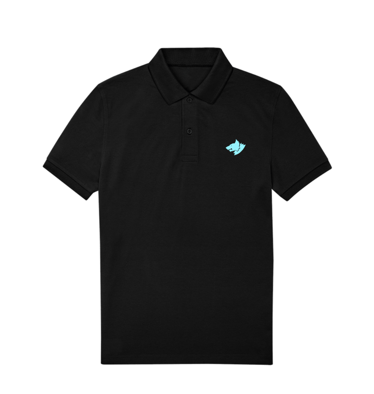 Black Polo Shirt Front