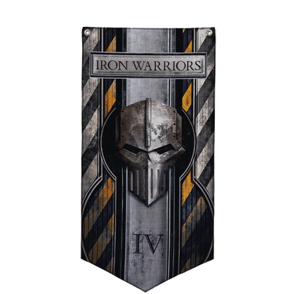 Warhammer The Horus Heresy Iron Warriors Wall Banner