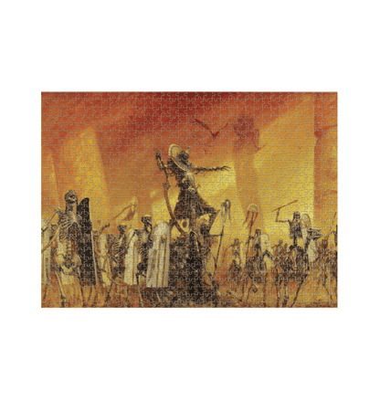 White Warhammer The Old World Tomb Kings of Khemri 1000 Piece Jigsaw Puzzle