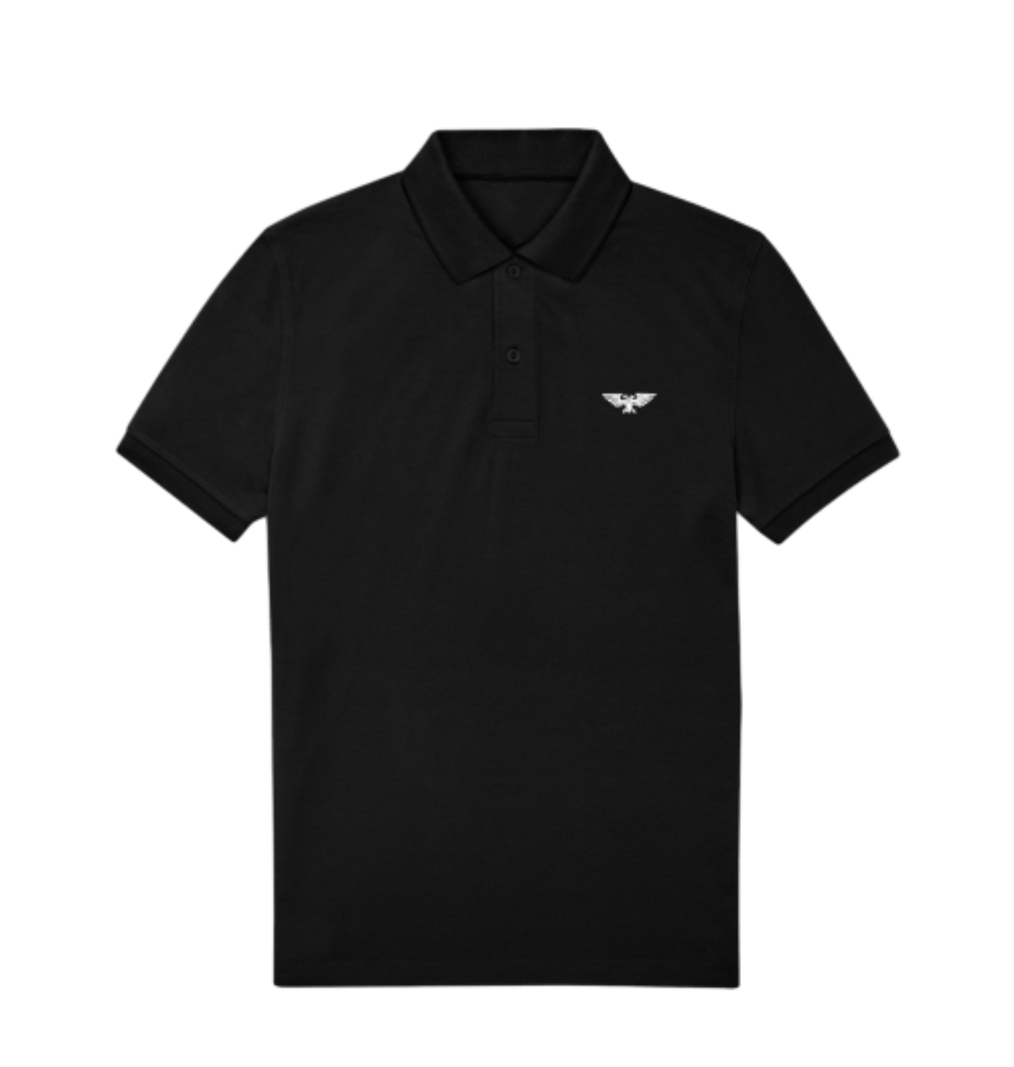 Black Polo Shirt Front