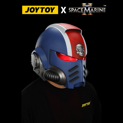 JoyToy Warhammer 40,000: Space Marine 2 Lieutenant Titus’ Mk X Helmet With Stand (1:1 Scale)