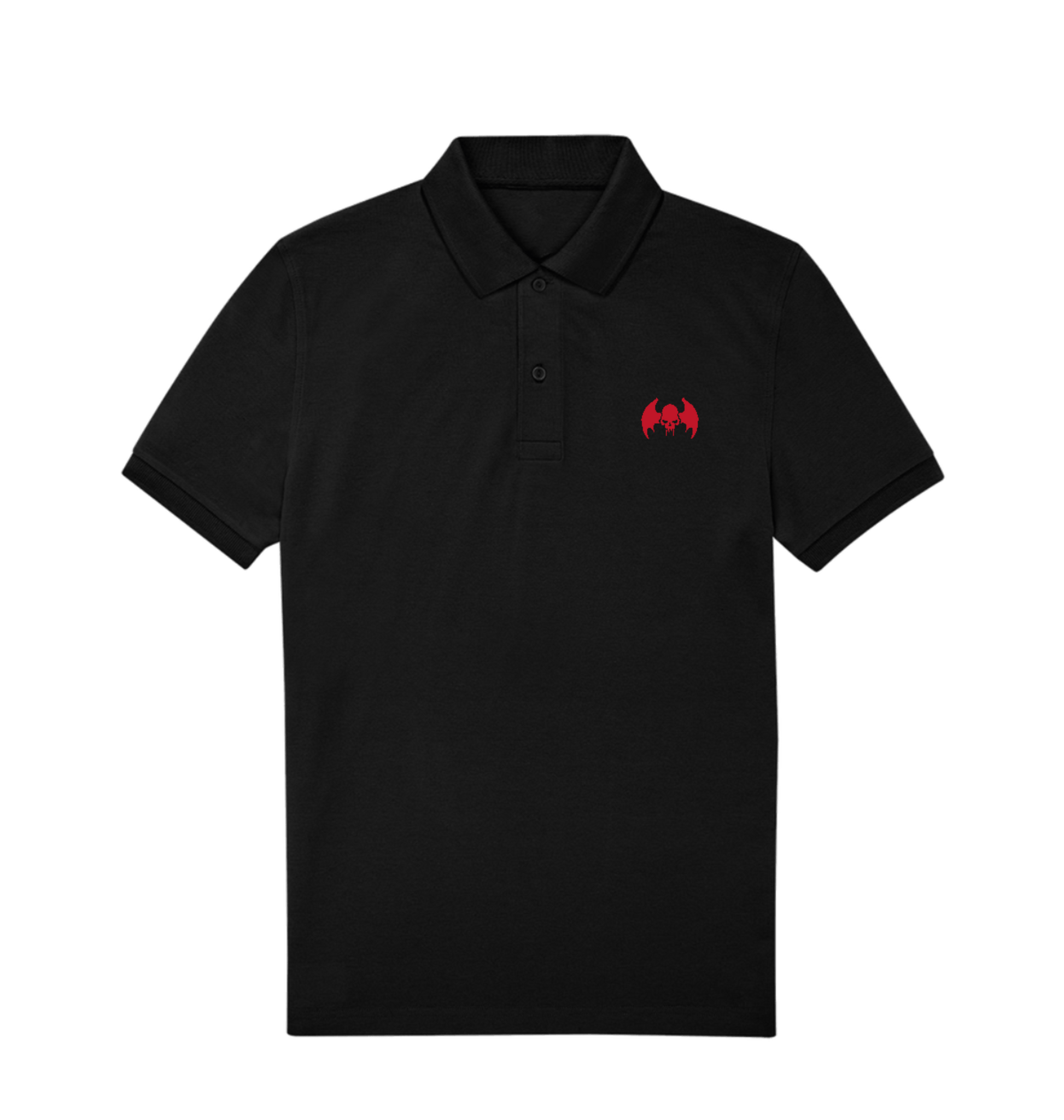Black Polo Shirt Front