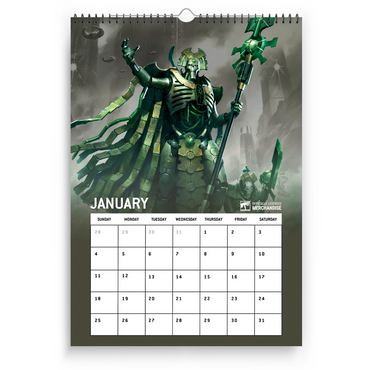 Warhammer 40,000: Necrons 2026 Calendar Preorder