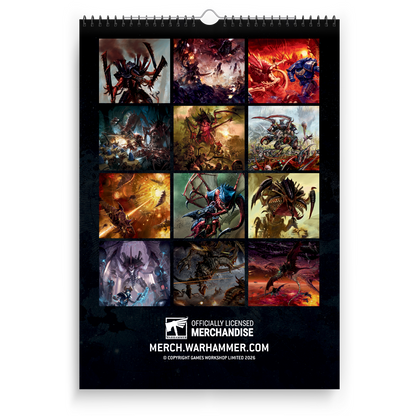 Warhammer 40,000: Tyranids 2026 Calendar Preorder
