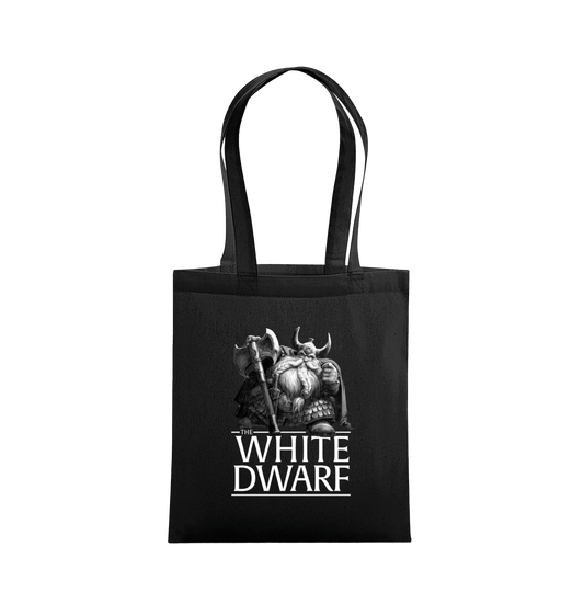 Black White Dwarf 500 Organic Tote Bag