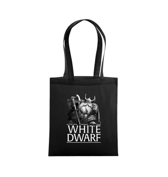Black White Dwarf 500 Organic Tote Bag