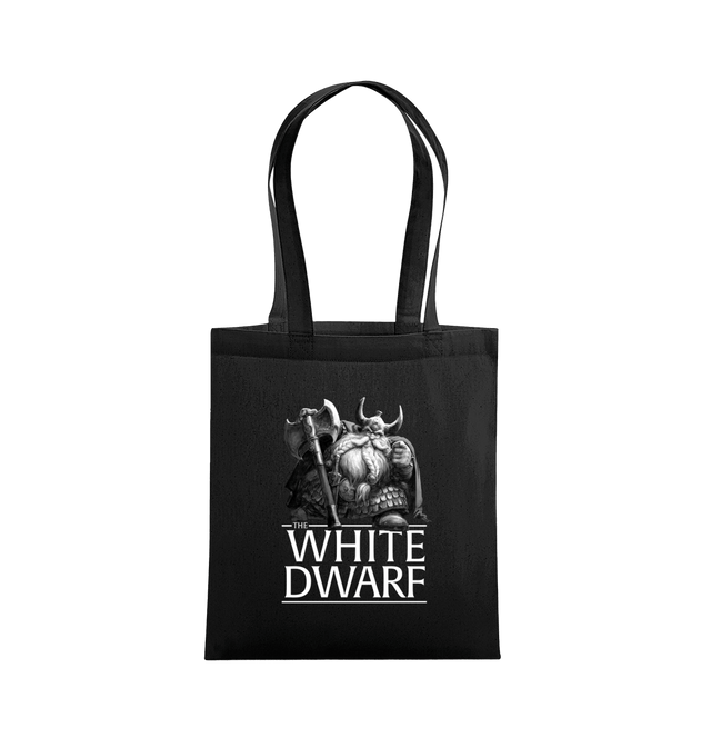 Black White Dwarf 500 Organic Tote Bag