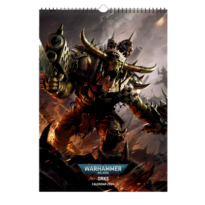 Warhammer 40,000: Orks 2026 Calendar