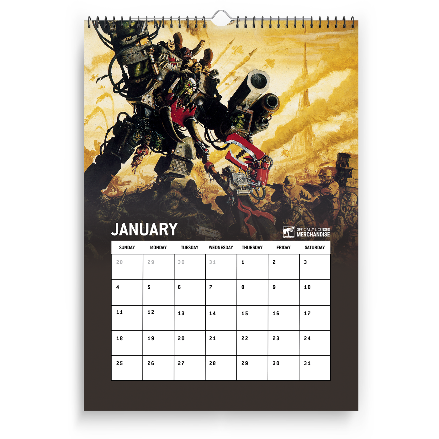 Warhammer 40,000: Orks 2026 Calendar Preorder
