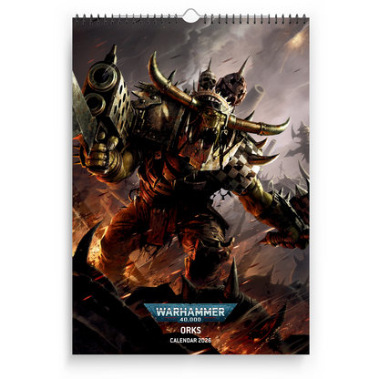 Warhammer 40,000: Orks 2026 Calendar Preorder
