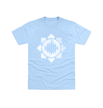 Light Blue World Eaters Battleworn Insignia T Shirt