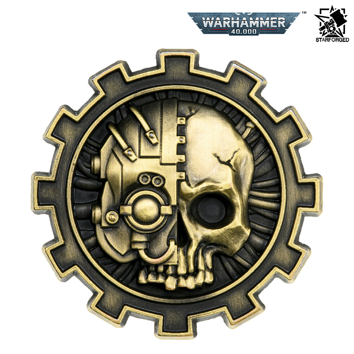 Starforged Warhammer 40,000 Chapter Icon Pin Badge - Adeptus Mechanicus