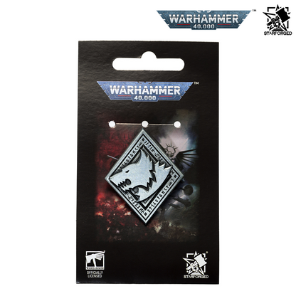 Starforged Warhammer 40,000 Chapter Icon Pin Badge - Space Wolves