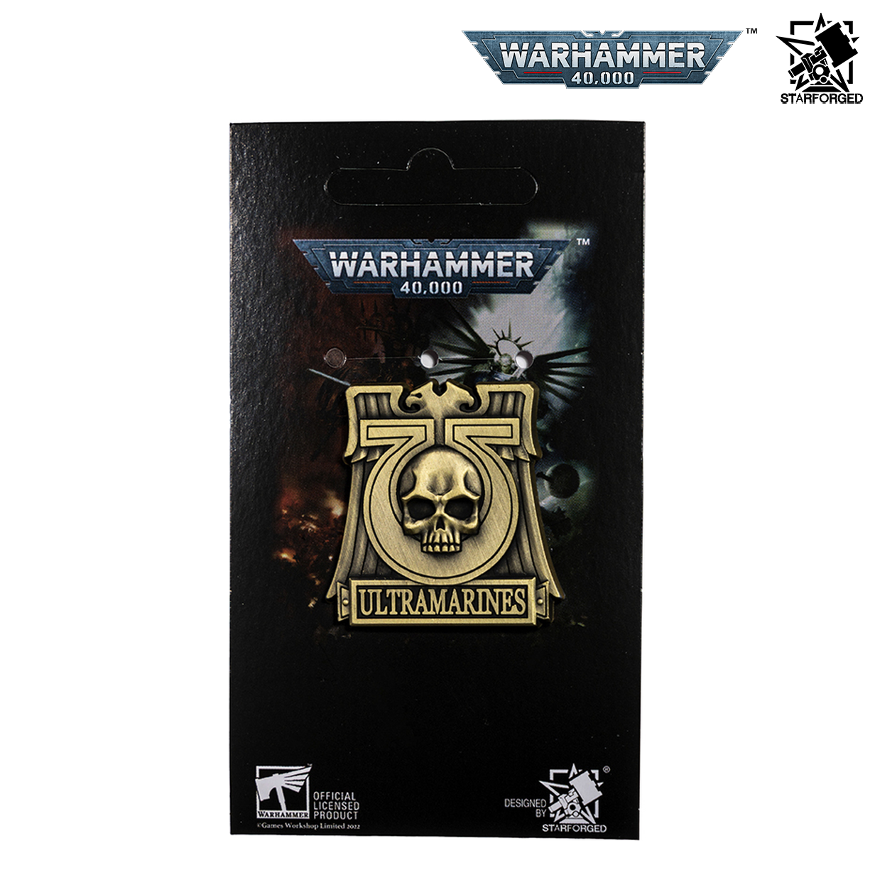 Starforged Warhammer 40,000 Chapter Icon Pin Badge - Ultramarines