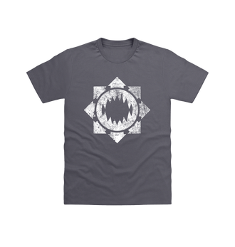 Charcoal World Eaters Battleworn Insignia T Shirt