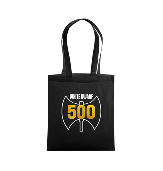 Black White Dwarf 500 Limited Edition Organic Tote Bag