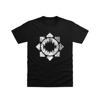 Black World Eaters Battleworn Insignia T Shirt