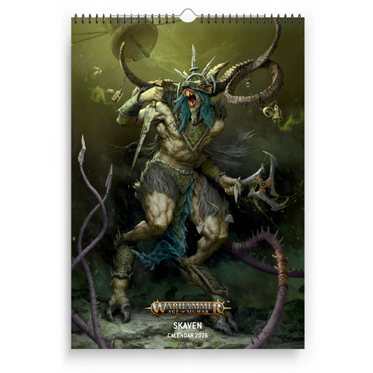Warhammer Age of Sigmar Skaven 2026 Calendar Preorder