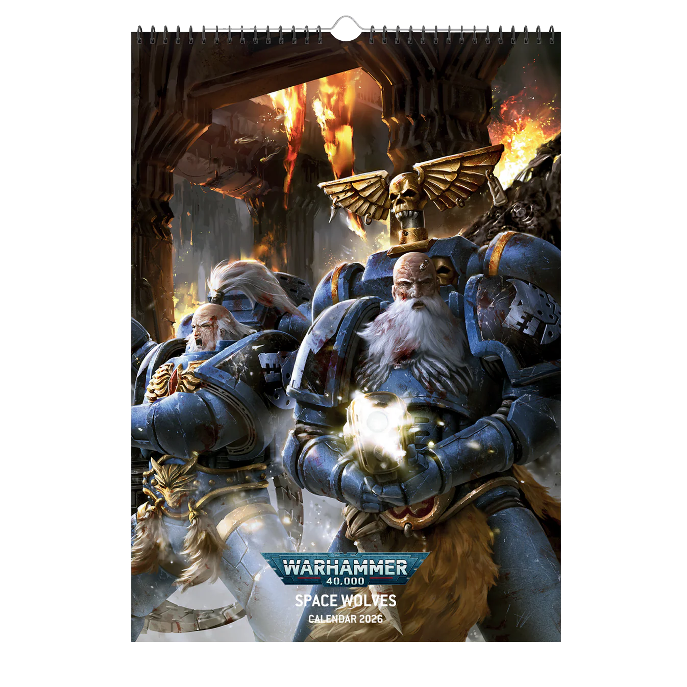 Warhammer 40,000: Space Wolves 2026 Calendar