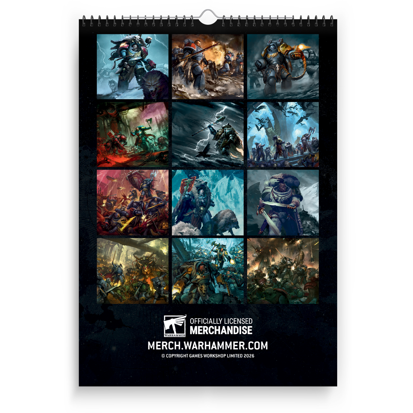 Warhammer 40,000: Space Wolves 2026 Calendar Preorder