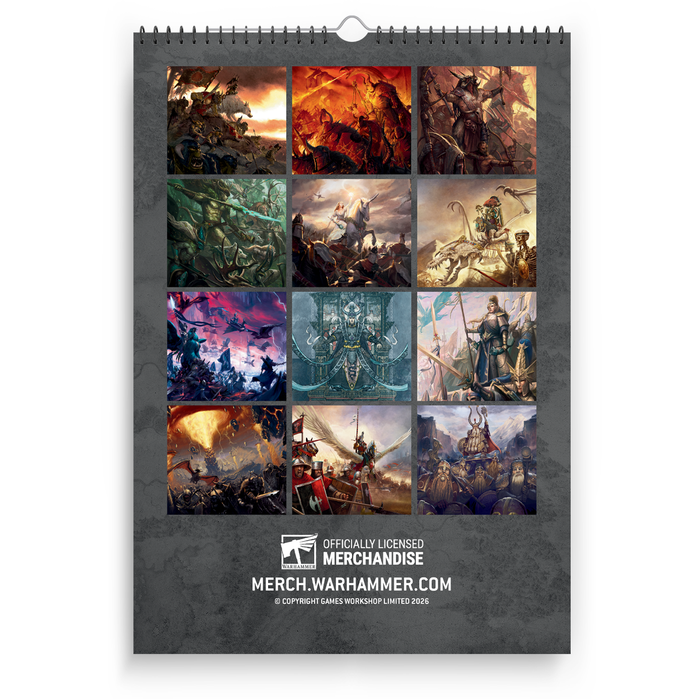 Warhammer The Old World 2026 Calendar Preorder