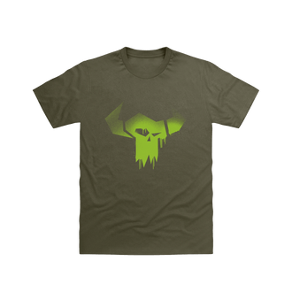 Military Green Orks Graffiti Insignia T Shirt