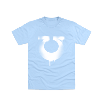 Light Blue Ultramarines Graffiti Insignia T Shirt