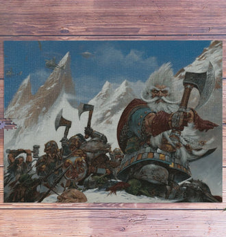 White Dwarf Grombrindal & Dwarf Warriors Jigsaw Puzzle