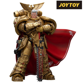 JoyToy Warhammer The Horus Heresy Action Figure - Imperial Fists Rogal Dorn, Primarch of the VIIth Legion, (1/18 Scale).