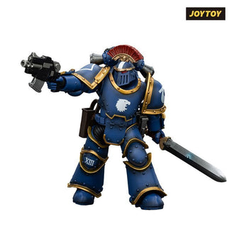 As Shoen JoyToy Warhammer The Horus Heresy Action Figure - Ultramarines, Legion MkIII Tactical Squad, Sergeant with Power Sword (1\/18 Scale) Preorder