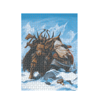 White White Dwarf Grombrindal Vs Harald Hammerstorm Jigsaw Puzzle