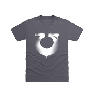 Charcoal Ultramarines Graffiti Insignia T Shirt