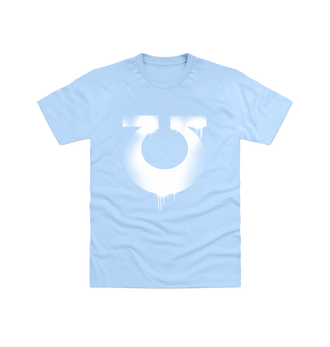 Light Blue Ultramarines Graffiti Insignia T Shirt