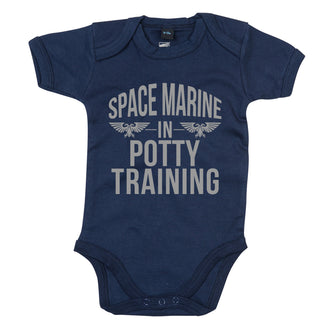 Space Marine In Potty Training V2 Baby Bodysuit
