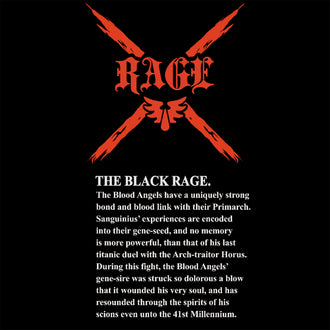 Blood Angels Black Rage Long Sleeved T Shirt