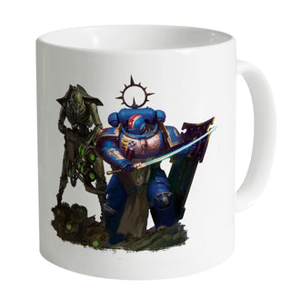 Primaris Lieutenant vs Necron Warrior Mug 