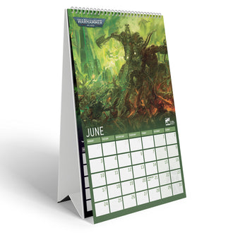 Necrons 2024 A5 Desk Calendar