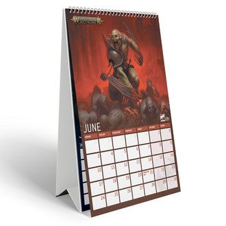 Warhammer Age of Sigmar 2024 A5 Desk Calendar