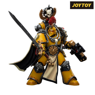 JoyToy Warhammer The Horus Heresy Action Figure - Imperial Fists, Legion Praetor with Power Sword (1/18 Scale) Preorder