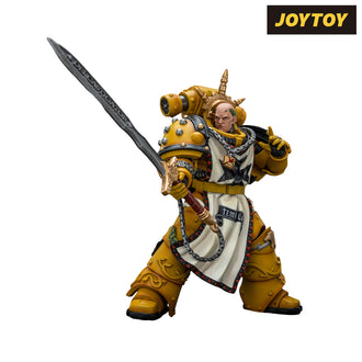JoyToy Warhammer The Horus Heresy Action Figure - Imperial Fists, Sigismund, First Captain of the Imperial Fists (1/18 Scale) Preorder