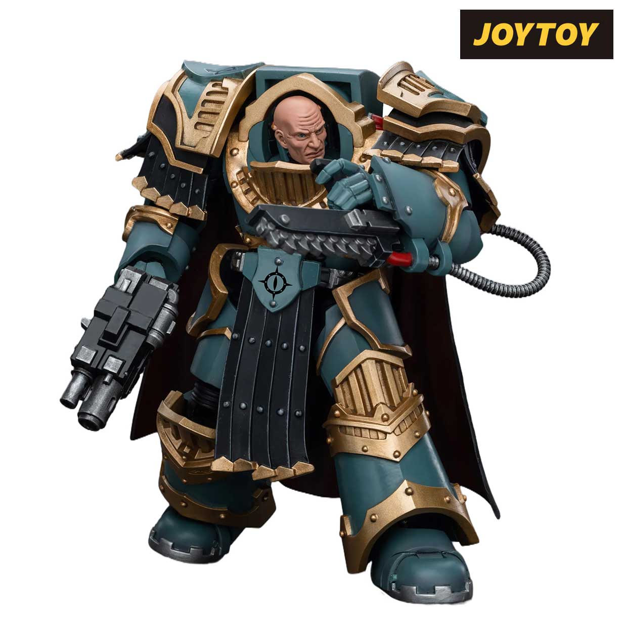 JoyToy Warhammer The Horus Heresy Action Figure - Sons of Horus, Legion Praetor in Cataphractii Terminator Armour (1/18 Scale) Preorder