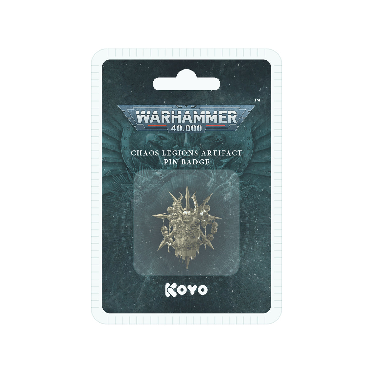 Warhammer 40,000 Chaos Legions Artifact Pin Badge