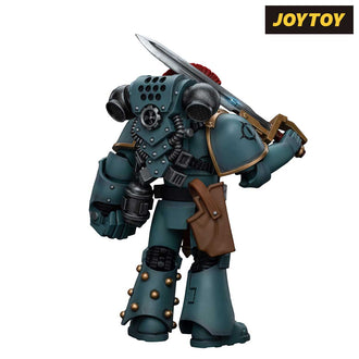 JoyToy Warhammer The Horus Heresy Action Figure - Sons of Horus, Legion MKIV Tactical Squad Sergeant with Power Fist (1/18 Scale) Preorder