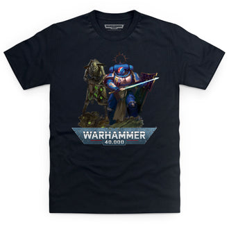 Primaris Lieutenant vs Necron Warrior T Shirt