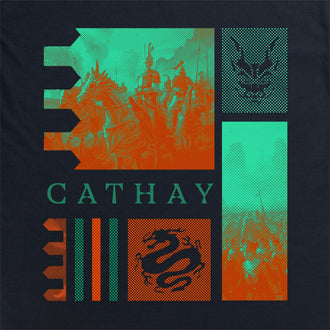 Total War: WARHAMMER III - Grand Cathay Halftone T Shirt