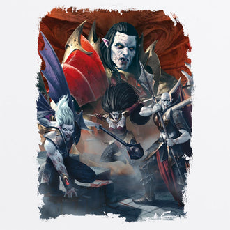 Warhammer Underworlds: Direchasm The Crimson Court Cover White T Shirt