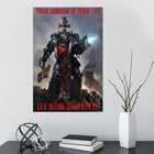 Black Templars Grimaldus Quote Poster